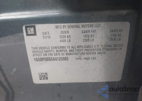 2010 Cadillac Cts Luxury from USA, damaged, VIN 1G6DF5EG6A0129383